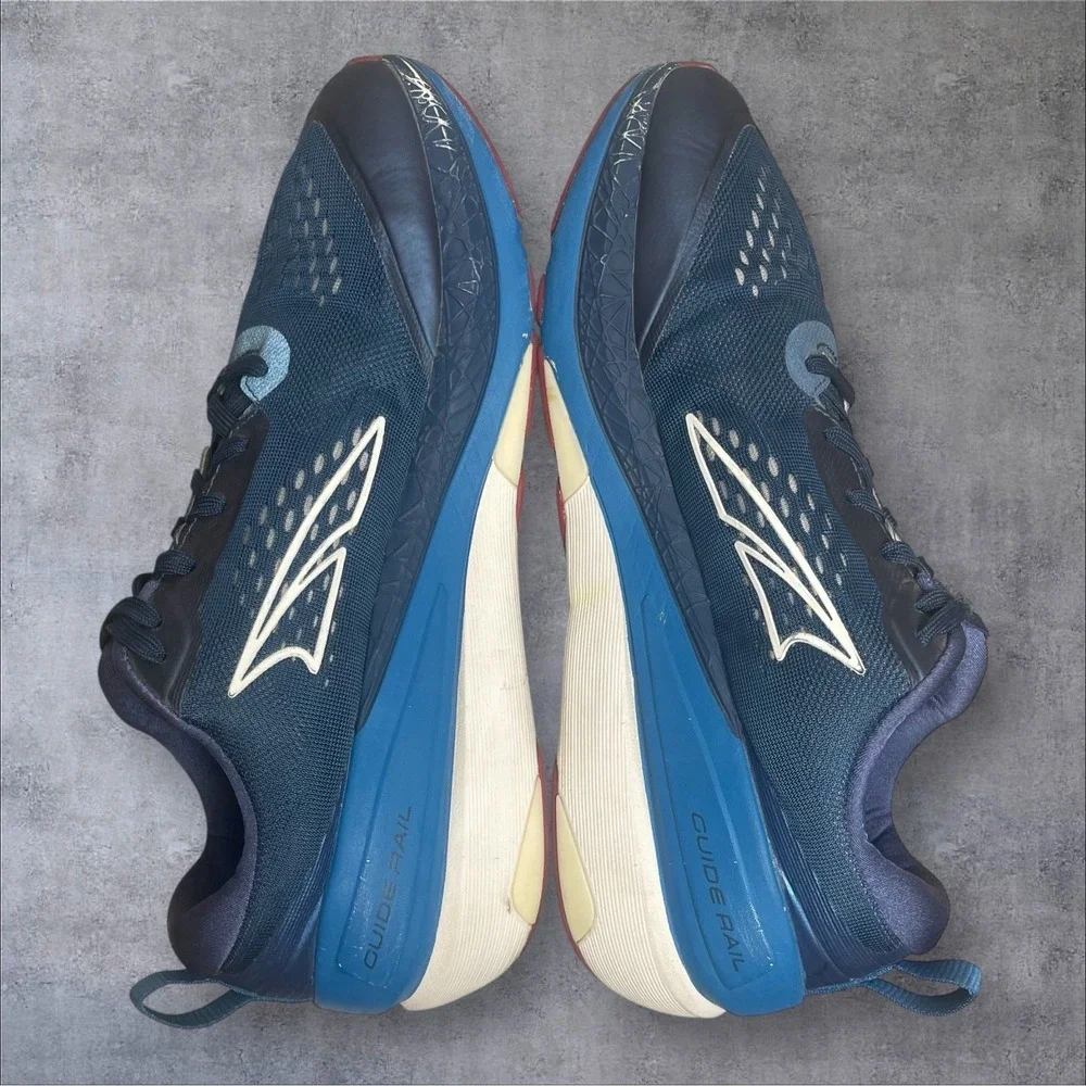 Altra Paradigm‎ 5 Road Running Shoes Sneakers Mens Size 8 Navy Blue/Red Comfort